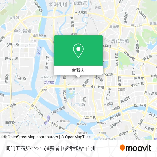 周门工商所-12315消费者申诉举报站地图