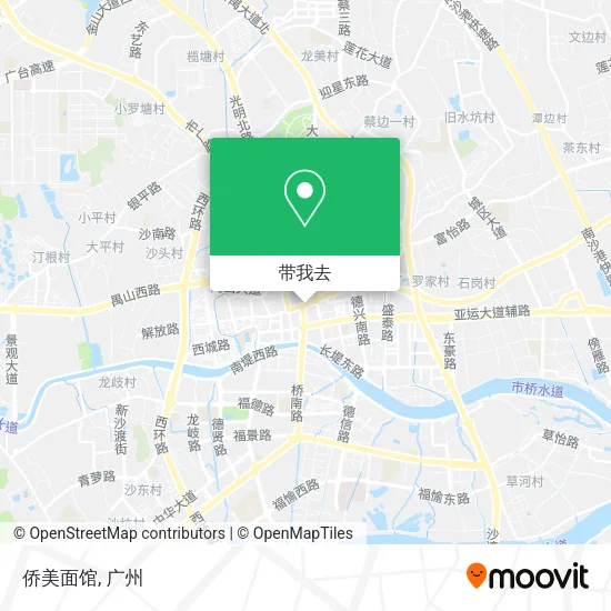 侨美面馆地图