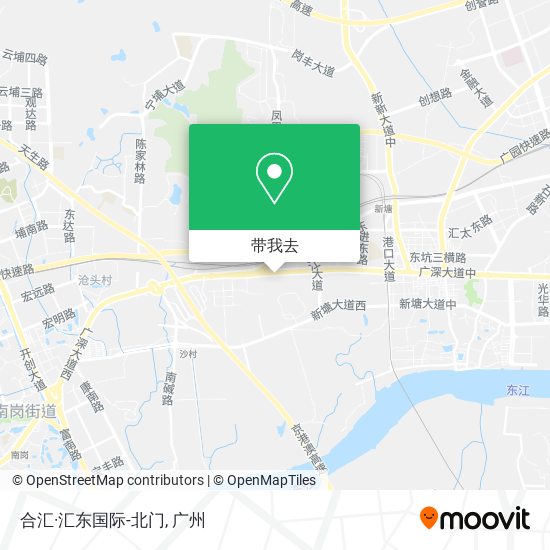 合汇·汇东国际-北门地图