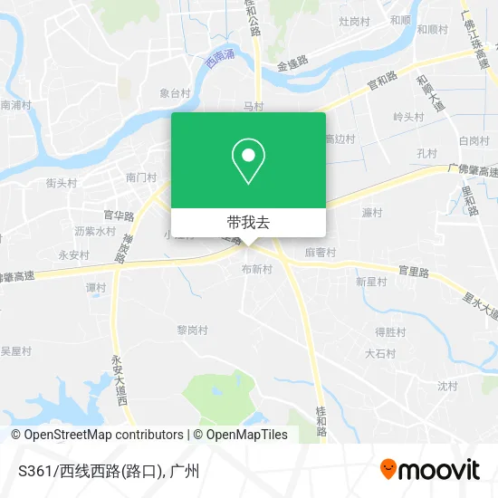 S361/西线西路(路口)地图
