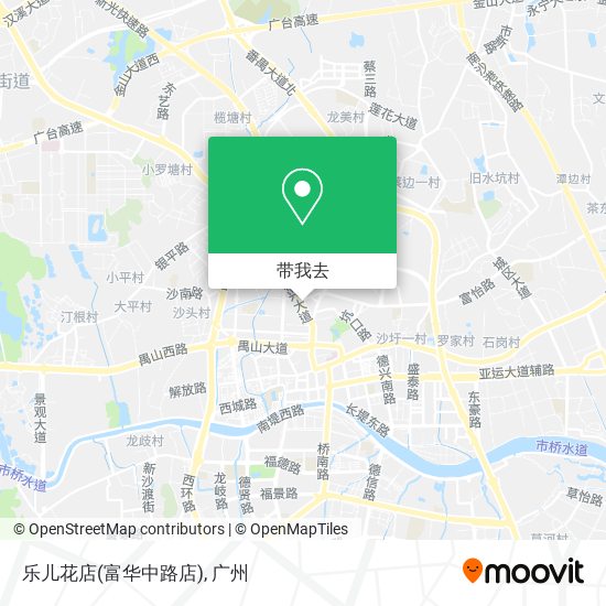 乐儿花店(富华中路店)地图