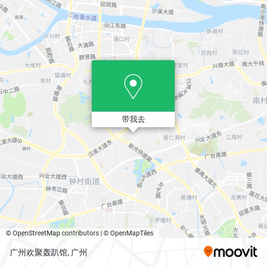 广州欢聚轰趴馆地图