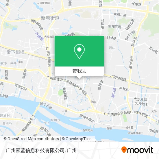 广州索蓝信息科技有限公司地图