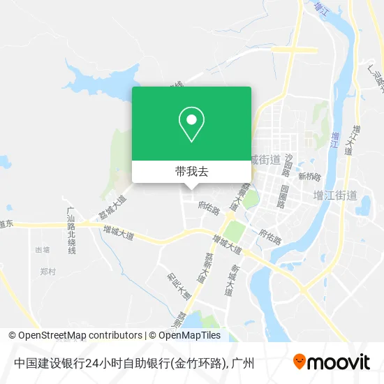 中国建设银行24小时自助银行(金竹环路)地图