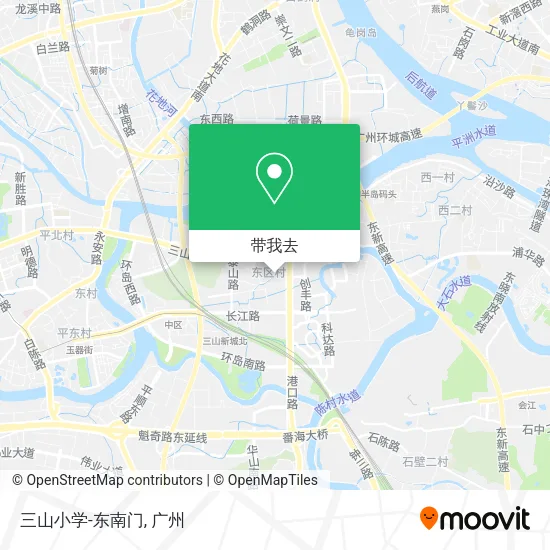 三山小学-东南门地图