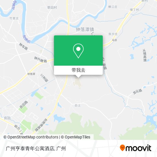 广州亨泰青年公寓酒店地图