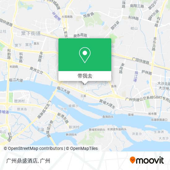 广州鼎盛酒店地图
