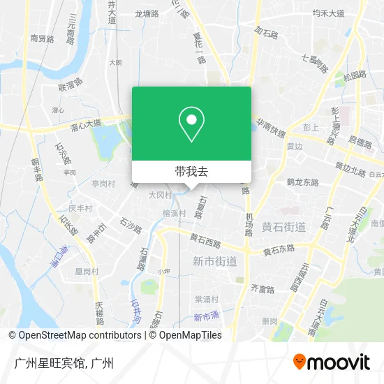 广州星旺宾馆地图