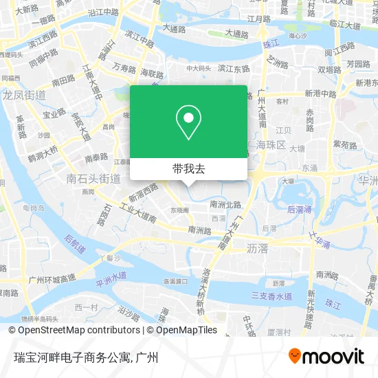 瑞宝河畔电子商务公寓地图