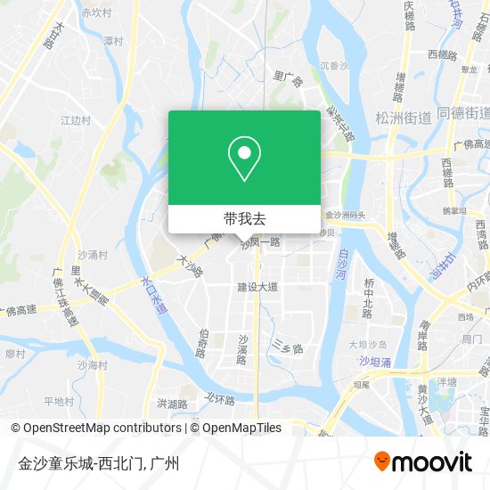金沙童乐城-西北门地图