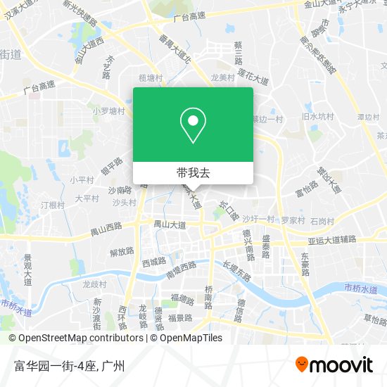 富华园一街-4座地图