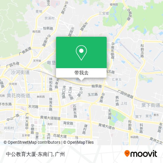 中公教育大厦-东南门地图