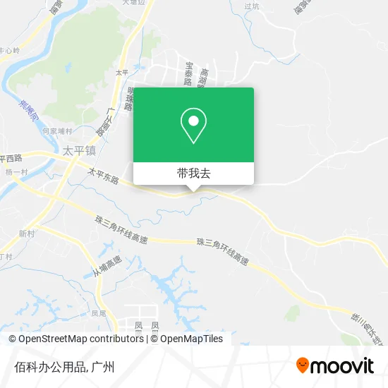 佰科办公用品地图