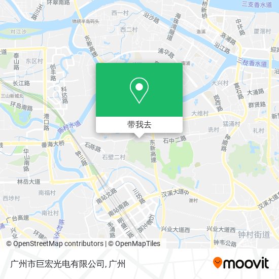 广州市巨宏光电有限公司地图