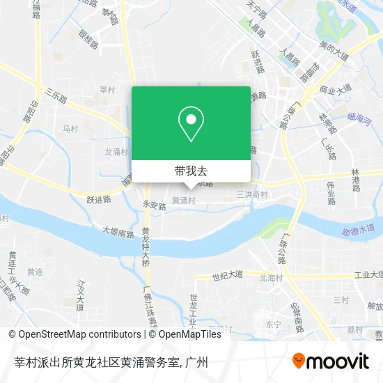 莘村派出所黄龙社区黄涌警务室地图