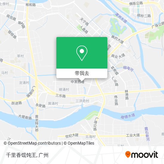千里香馄饨王地图