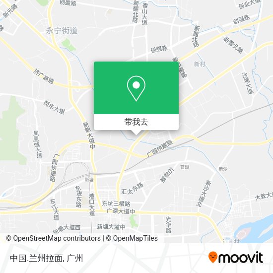 中国.兰州拉面地图