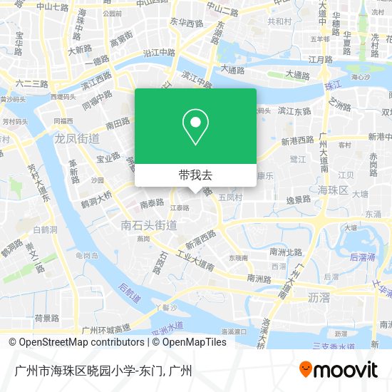 广州市海珠区晓园小学-东门地图
