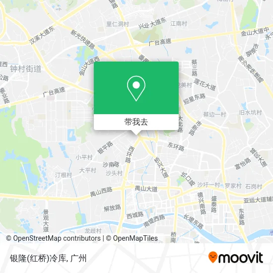 银隆(红桥)冷库地图