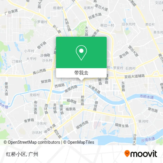 红桥小区地图