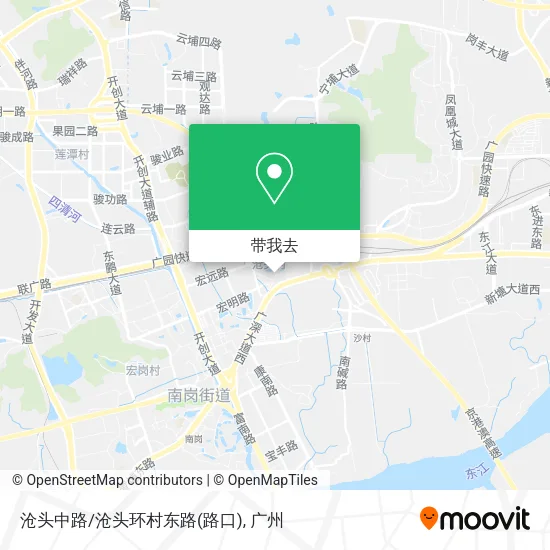 沧头中路/沧头环村东路(路口)地图