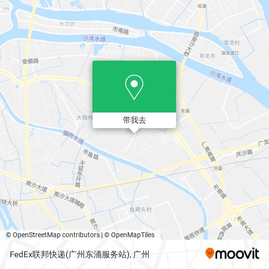 FedEx联邦快递(广州东涌服务站)地图