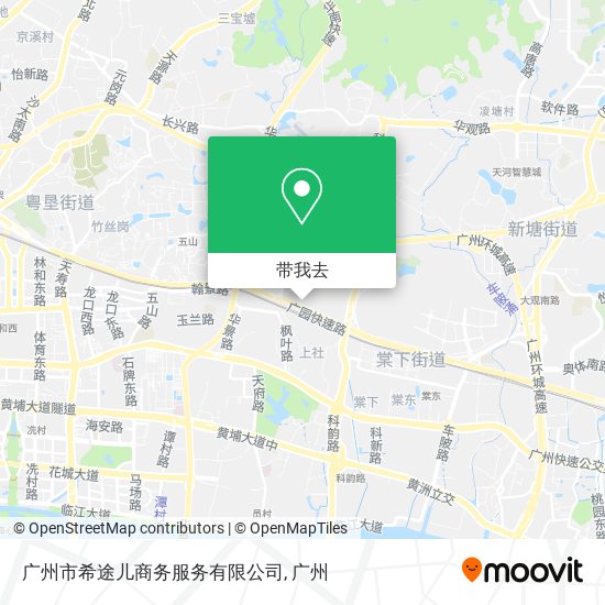 广州市希途儿商务服务有限公司地图