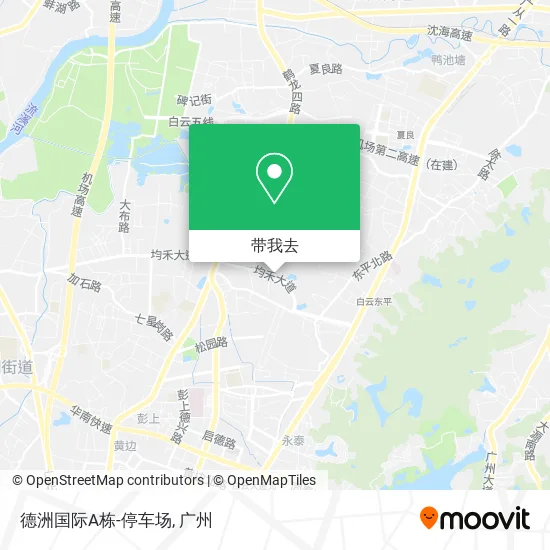 德洲国际A栋-停车场地图