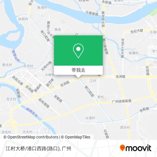 江村大桥/港口西路(路口)地图