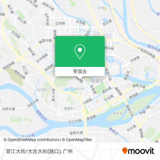 背江大街/大吉大街(路口)地图