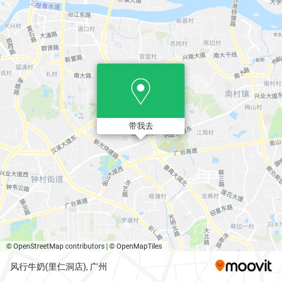 风行牛奶(里仁洞店)地图