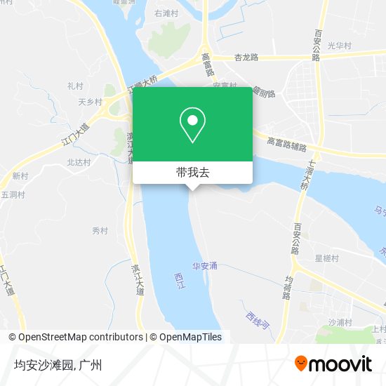 均安沙滩园地图