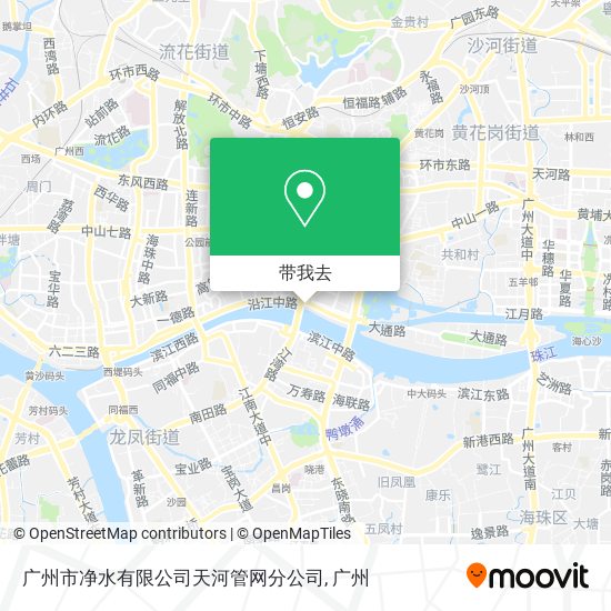 广州市净水有限公司天河管网分公司地图