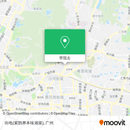 街电(紫鹊界本味湘菜)地图