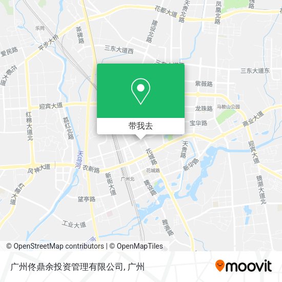 广州佟鼎余投资管理有限公司地图