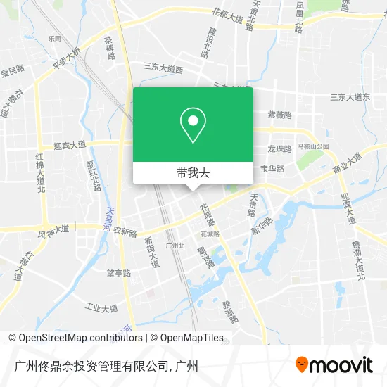 广州佟鼎余投资管理有限公司地图
