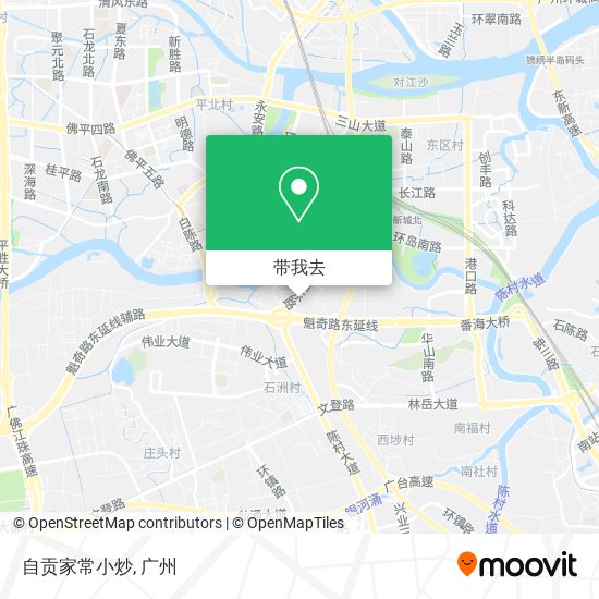 自贡家常小炒地图