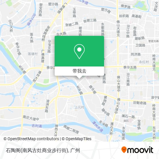 石陶阁(南风古灶商业步行街)地图