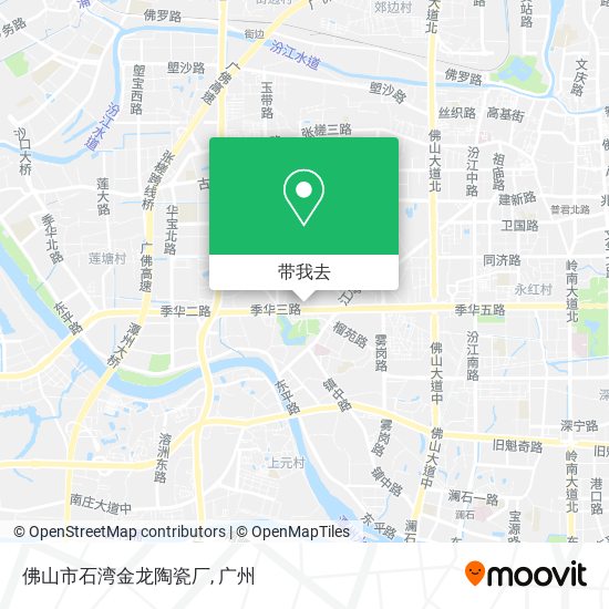 佛山市石湾金龙陶瓷厂地图