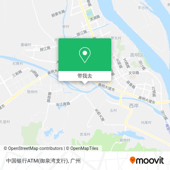 中国银行ATM(御泉湾支行)地图