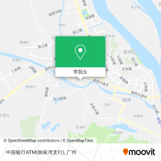 中国银行ATM(御泉湾支行)地图