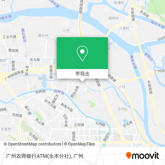 广州农商银行ATM(永丰分社)地图