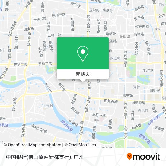 中国银行(佛山盛南新都支行)地图