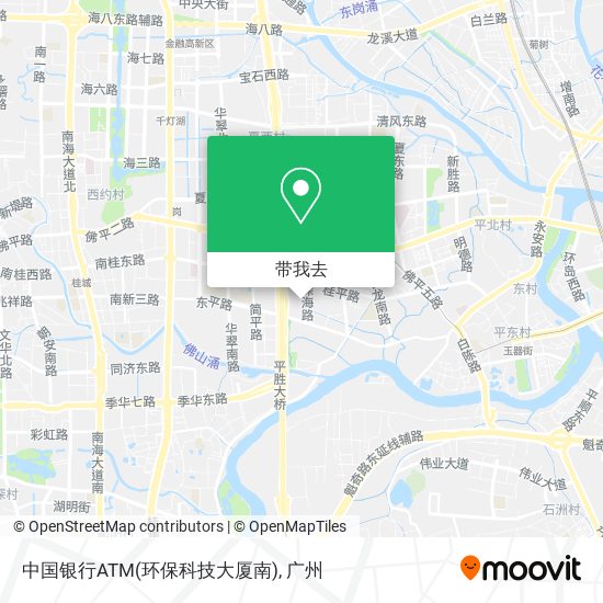 中国银行ATM(环保科技大厦南)地图