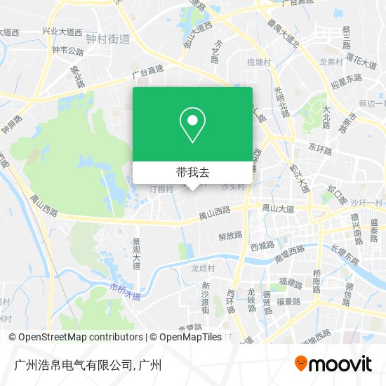 广州浩帛电气有限公司地图