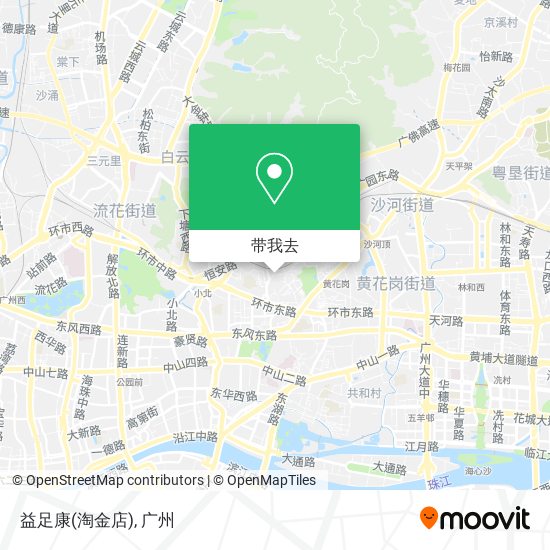 益足康(淘金店)地图
