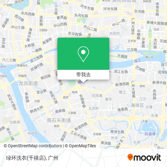 绿环洗衣(千禧店)地图