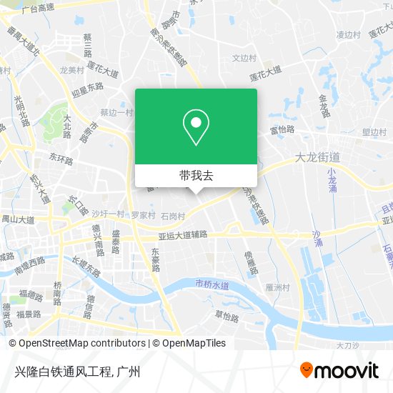 兴隆白铁通风工程地图