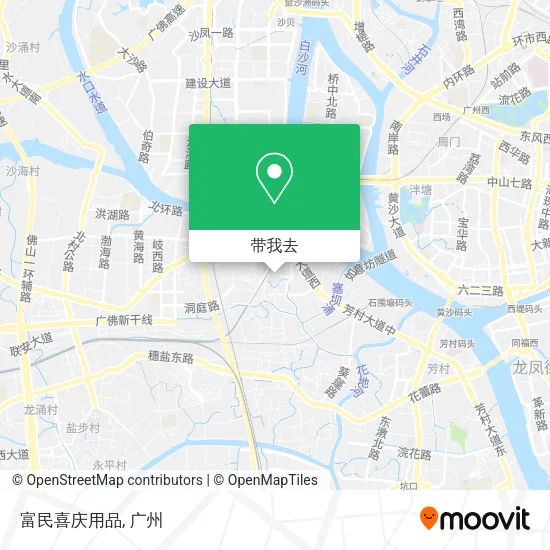 富民喜庆用品地图