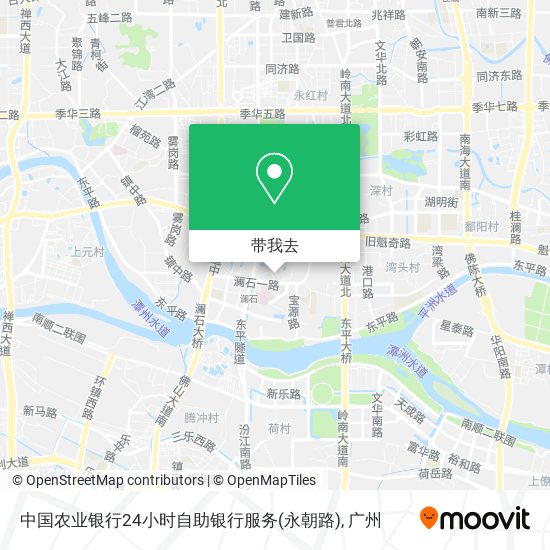 中国农业银行24小时自助银行服务(永朝路)地图